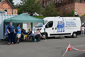 Street Pastors display