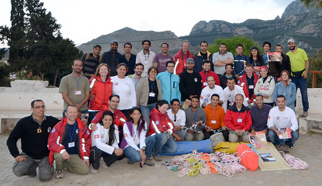 Some of the participants in the Tunisian CRO Training.