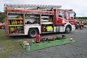 The Shrewsbury appliance with Crag rescue kit laid out