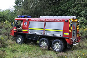 Putting the Pinzgauer to the test in thick undergrowth