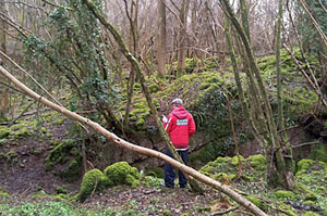 'Scowles' found in the woods during the search