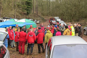 Debriefing the teams at the end of the exercise