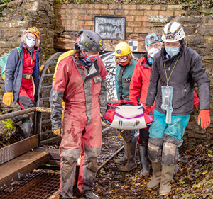 Working in PPE proved challenging and hot work!