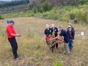 Team building stretcher carry