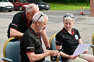 Checking the VHF radios