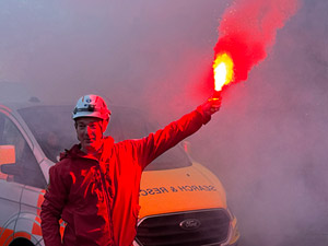 nighttime flare flare for poor visibility